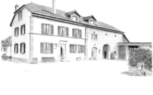 Logo version blanche du Domaine de Dumières